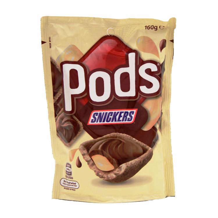 Mars Pods Snickers Schokolade Beutel 160 g